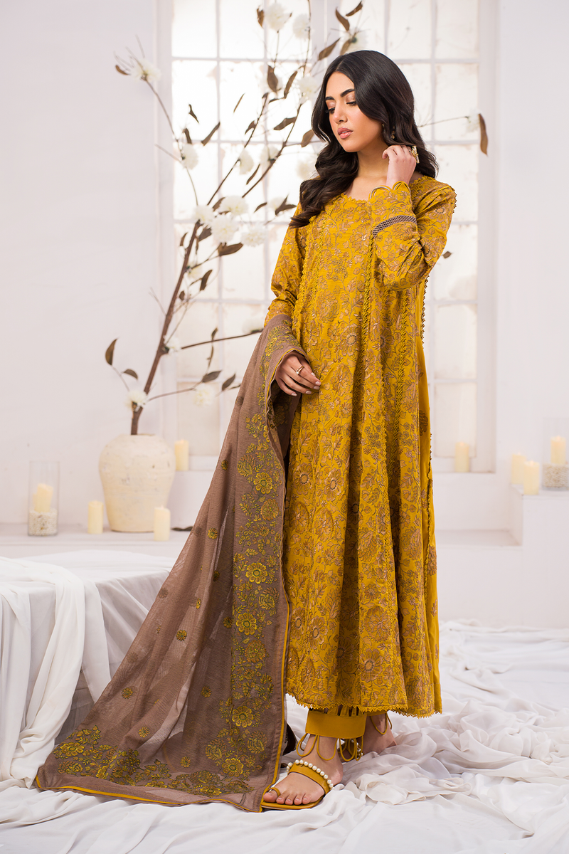IZNIK - UE-201 Embroidered Lawn  AMAYASHOP.com