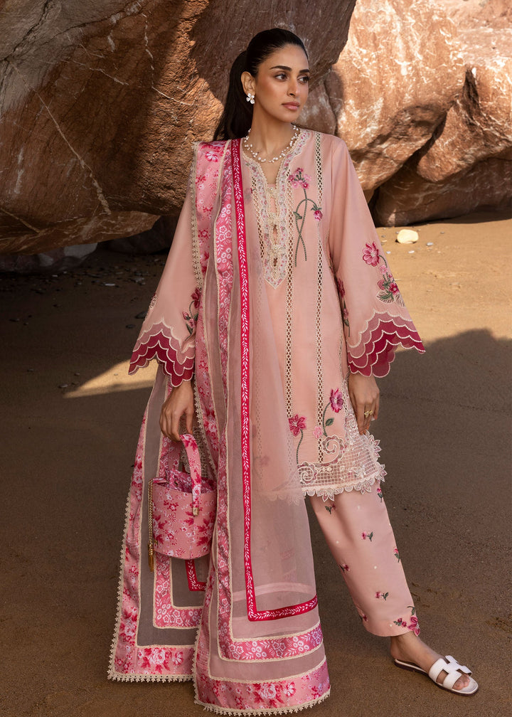 CRIMSON - FLOW LAWN'25 - Floral Crush - D6 B