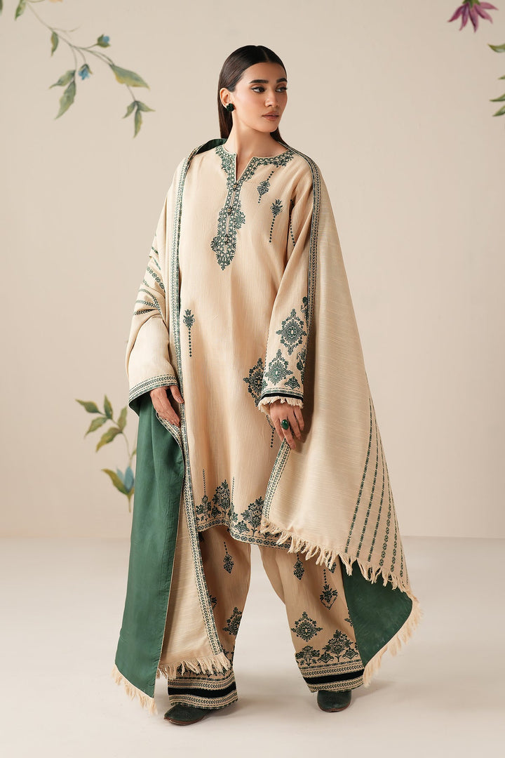 BAROQUE - EMBROIDERED KHADDAR UF-4305