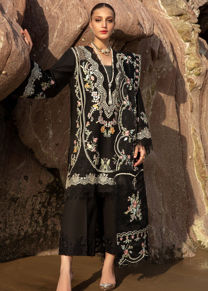 Crimson -Luxury Lawn'24 - Lolita - Onyx