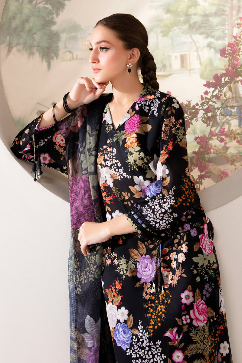 Baroque Embroidered Lawn Suits Unstitched 3 Piece BQ22-SL2 BQU-SL09-D09 - Summer Collection main image 1