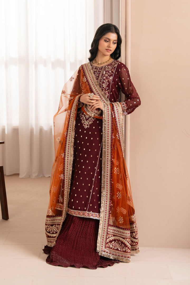 XENIA - 3 PC UNSTITCHED SUIT - LISHA
