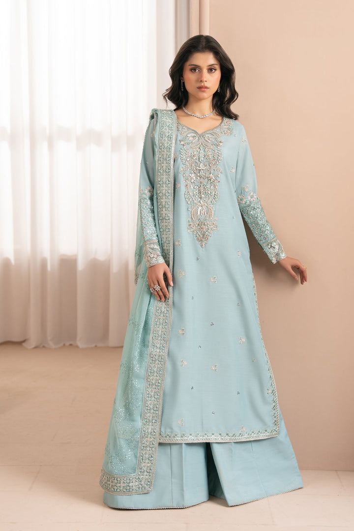 XENIA - 3 PC UNSTITCHED SUIT - EVIA
