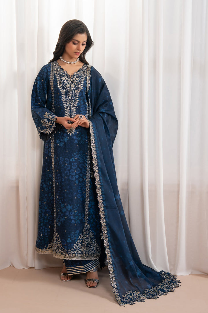 XENIA - 3 PC UNSTITCHED SUIT - RYELLE