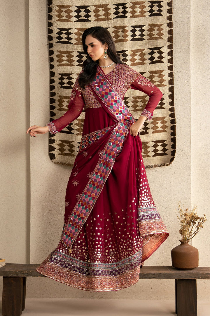 XENIA - 3 PC STITCHED SUIT - NANYA