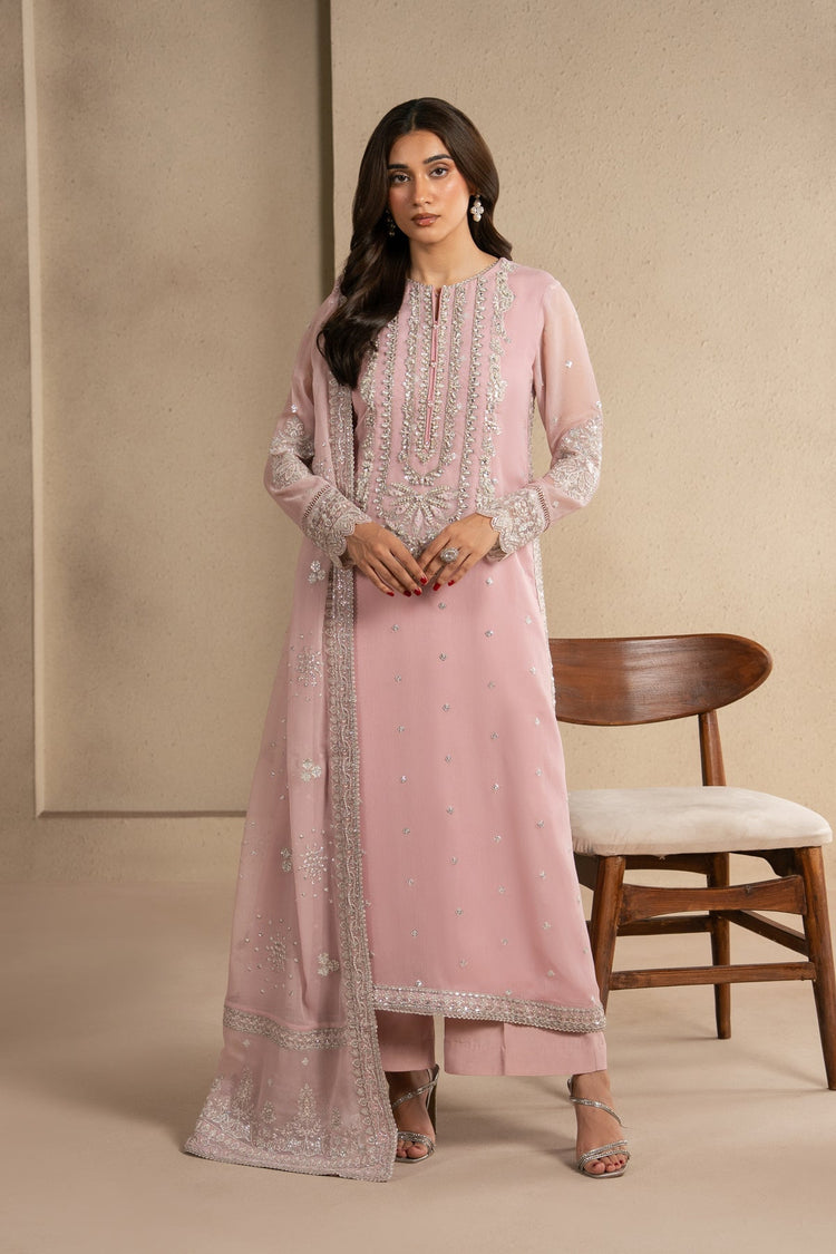 XENIA - 3 PC STITCHED SUIT - NILA