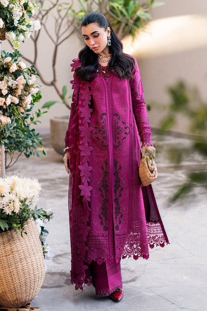 QALAMKAR - LUXURY LAWN'25 - FK-11 VIOLET