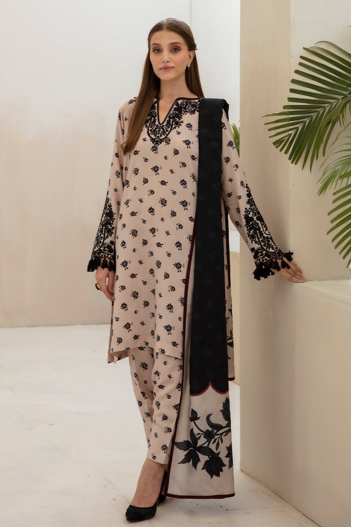 BAROQUE - 3 PC DIGITAL PRINTED VISCOSE UF-443