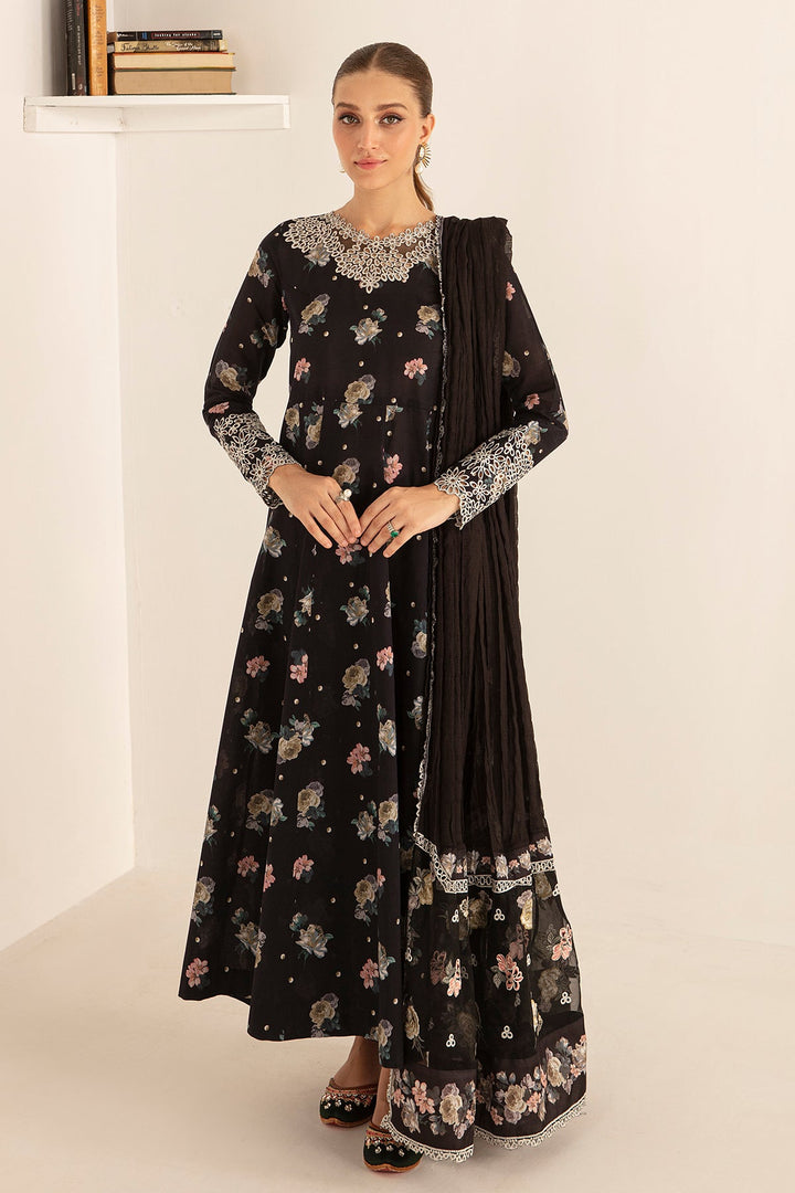 BAROQUE - 3 PC EMBROIDERED LAWN SUIT - UF-406