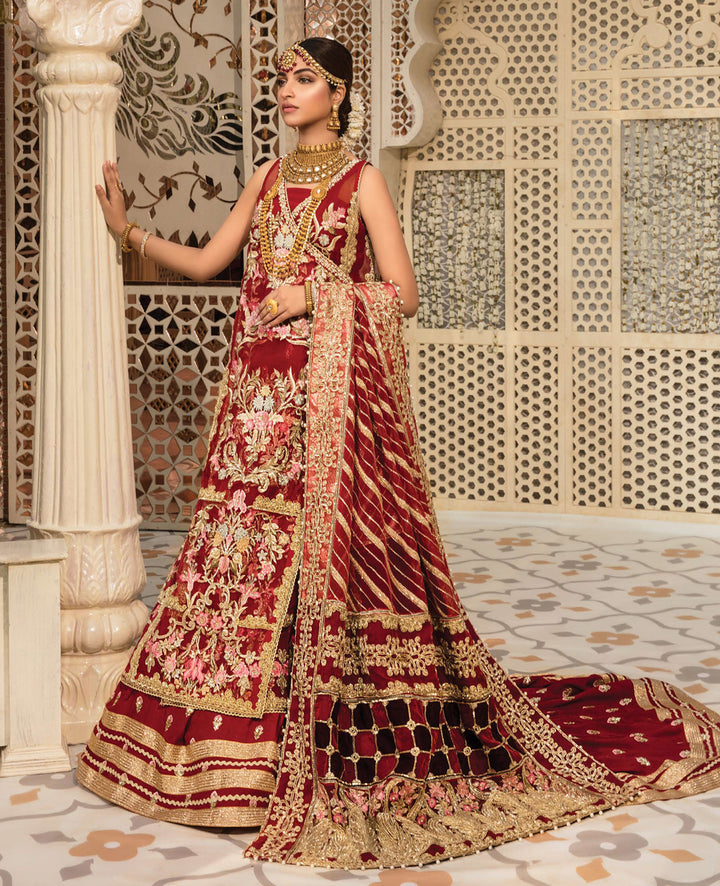 CRIMSON X SAIRA SHAKIRA - WEDDING'22 - SCARLET - 2A