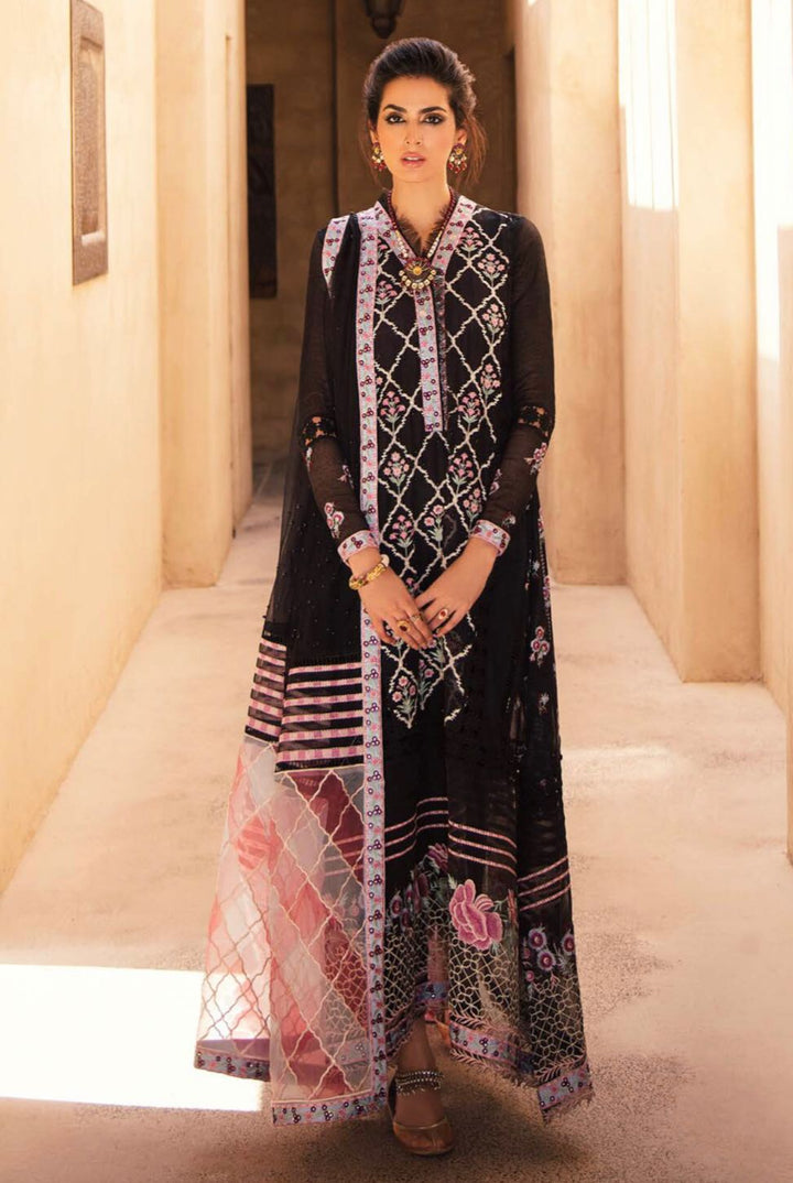MUSHQ - KAHANI'22  - 4 PC EMBROIDERED SUIT - NAZ 01